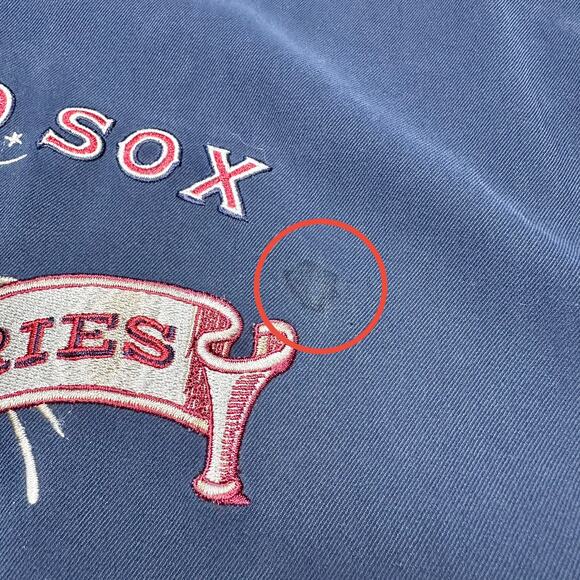 Tommy Bahama | Men | 2013 World Series Boston Red Sox Silk Shirt | Medium - Picture 12 of 12
